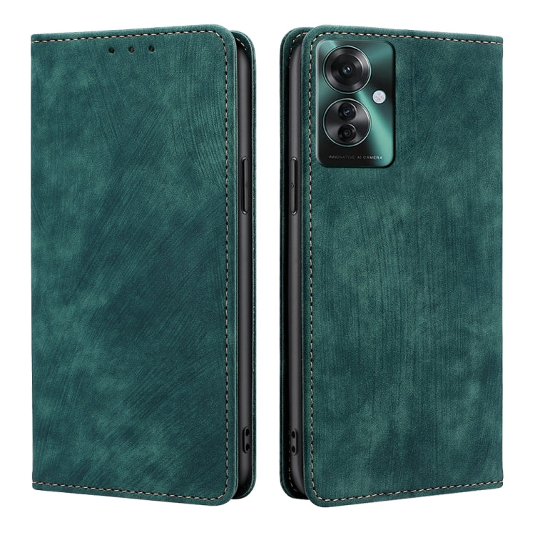 RFID Anti-theft Brush Magnetic Leather Phone Case, For OPPO A3 Pro 5G India, For OPPO Reno12 5G Global, For OPPO A60 4G Global, For OPPO Reno11 F 5G, For OPPO Find X7 5G, For OPPO Find X7 Ultra 5G, For OPPO A38 4G / A18 4G, For OPPO A2 Pro 5G          ...