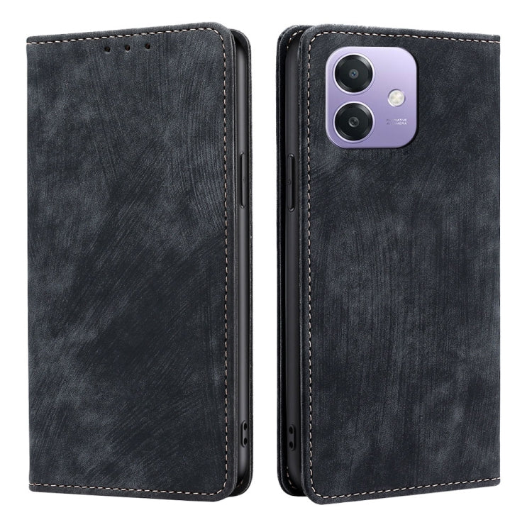 RFID Anti-theft Brush Magnetic Leather Phone Case, For OPPO Reno13 F 5G / 4G, For OPPO A3 5G India, For OPPO Reno12 F 5G, For OPPO A3 Pro 5G India, For OPPO Reno12 5G Global, For OPPO A60 4G Global, For OPPO Reno11 F 5G, For OPPO Find X7 5G            ...