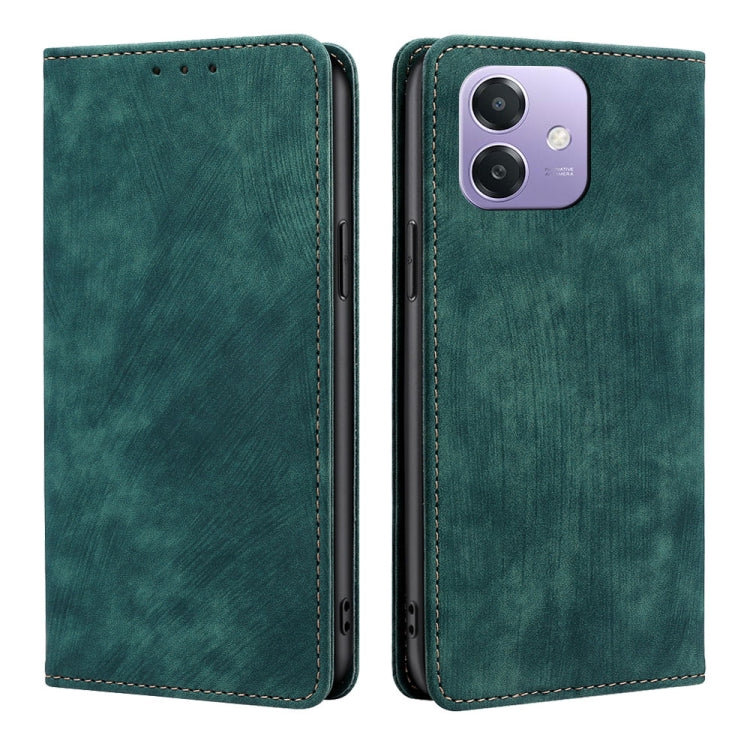RFID Anti-theft Brush Magnetic Leather Phone Case, For OPPO Reno13 F 5G / 4G, For OPPO A3 5G India, For OPPO Reno12 F 5G, For OPPO A3 Pro 5G India, For OPPO Reno12 5G Global, For OPPO A60 4G Global, For OPPO Reno11 F 5G, For OPPO Find X7 5G            ...