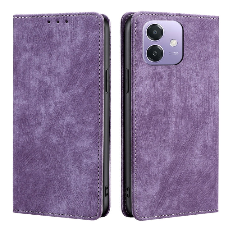 RFID Anti-theft Brush Magnetic Leather Phone Case, For OPPO Reno13 F 5G / 4G, For OPPO A3 5G India, For OPPO Reno12 F 5G, For OPPO A3 Pro 5G India, For OPPO Reno12 5G Global, For OPPO A60 4G Global, For OPPO Reno11 F 5G, For OPPO Find X7 5G            ...