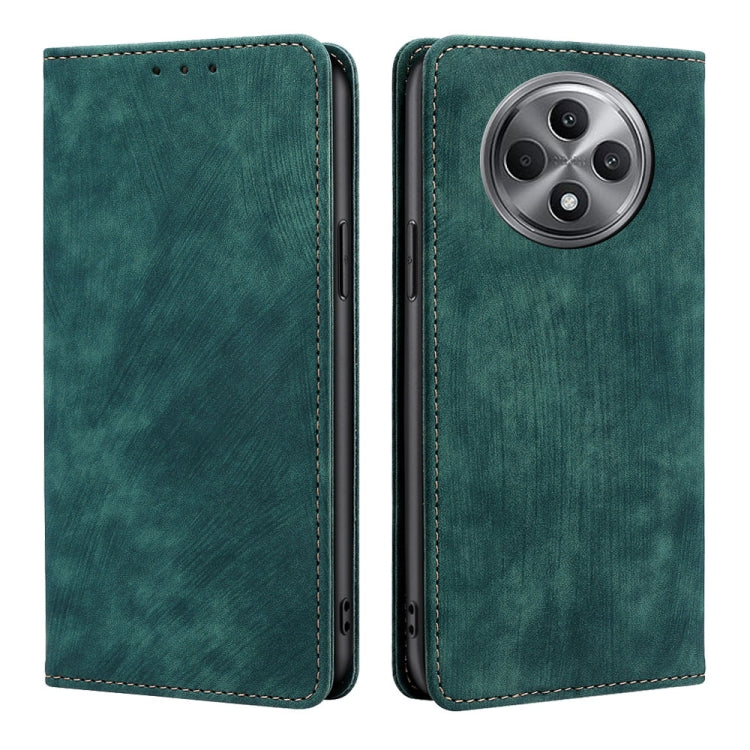 RFID Anti-theft Brush Magnetic Leather Phone Case, For OPPO Reno13 F 5G / 4G, For OPPO A3 5G India, For OPPO Reno12 F 5G, For OPPO A3 Pro 5G India, For OPPO Reno12 5G Global, For OPPO A60 4G Global, For OPPO Reno11 F 5G, For OPPO Find X7 5G            ...