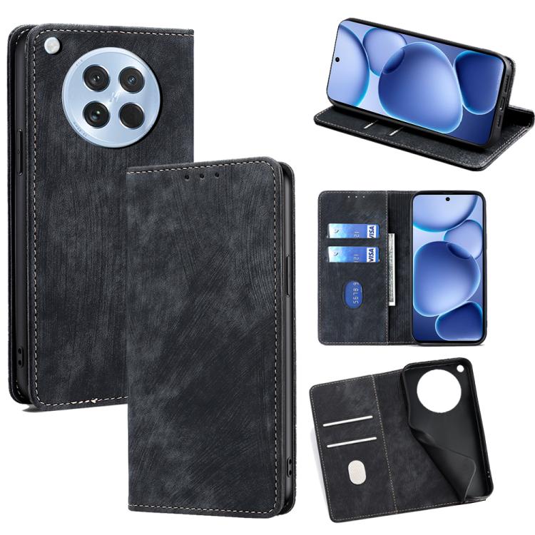 RFID Anti-theft Brush Magnetic Leather Phone Case, For OPPO K13 Turbo Pro 5G, For OPPO Reno14 F 5G, For OPPO A5x 5G Global, For OPPO A5 5G 2025 Global, For OPPO Find X8s+ 5G, For OPPO Find X8s 5G, For OPPO Find X8 Ultra 5G, For OPPO F29 5G Global      ...
