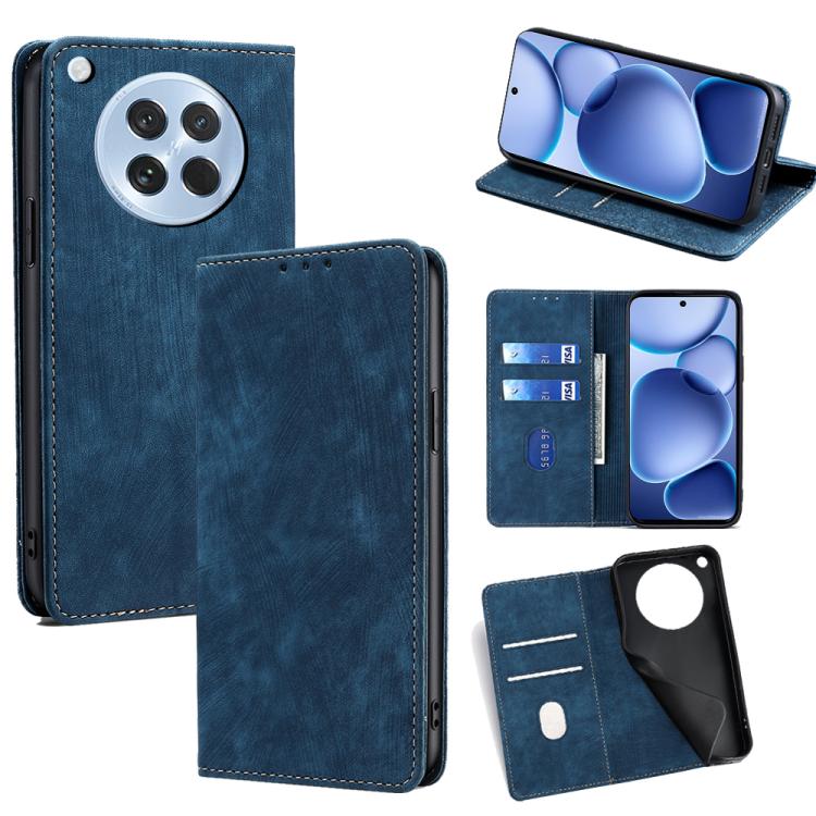 RFID Anti-theft Brush Magnetic Leather Phone Case, For OPPO K13 Turbo Pro 5G, For OPPO Reno14 F 5G, For OPPO A5x 5G Global, For OPPO A5 5G 2025 Global, For OPPO Find X8s+ 5G, For OPPO Find X8s 5G, For OPPO Find X8 Ultra 5G, For OPPO F29 5G Global      ...