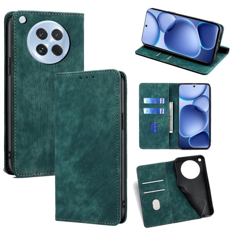 RFID Anti-theft Brush Magnetic Leather Phone Case, For OPPO K13 Turbo Pro 5G, For OPPO Reno14 F 5G, For OPPO A5x 5G Global, For OPPO A5 5G 2025 Global, For OPPO Find X8s+ 5G, For OPPO Find X8s 5G, For OPPO Find X8 Ultra 5G, For OPPO F29 5G Global      ...