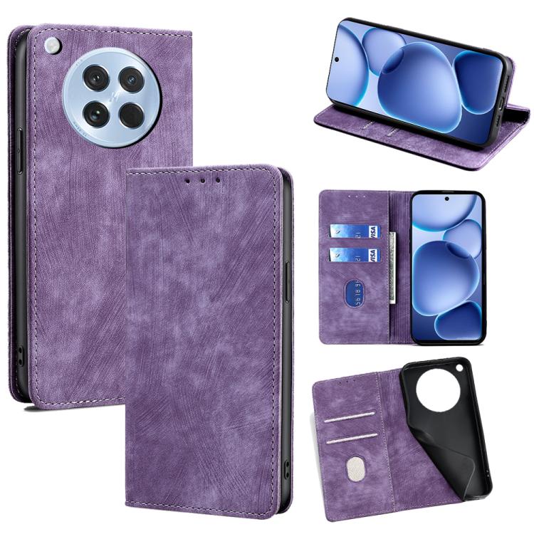 RFID Anti-theft Brush Magnetic Leather Phone Case, For OPPO K13 Turbo Pro 5G, For OPPO Reno14 F 5G, For OPPO A5x 5G Global, For OPPO A5 5G 2025 Global, For OPPO Find X8s+ 5G, For OPPO Find X8s 5G, For OPPO Find X8 Ultra 5G, For OPPO F29 5G Global      ...