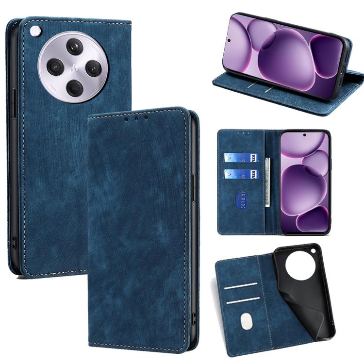 RFID Anti-theft Brush Magnetic Leather Phone Case, For OPPO K13 Turbo Pro 5G, For OPPO Reno14 F 5G, For OPPO A5x 5G Global, For OPPO A5 5G 2025 Global, For OPPO Find X8s+ 5G, For OPPO Find X8s 5G, For OPPO Find X8 Ultra 5G, For OPPO F29 5G Global      ...