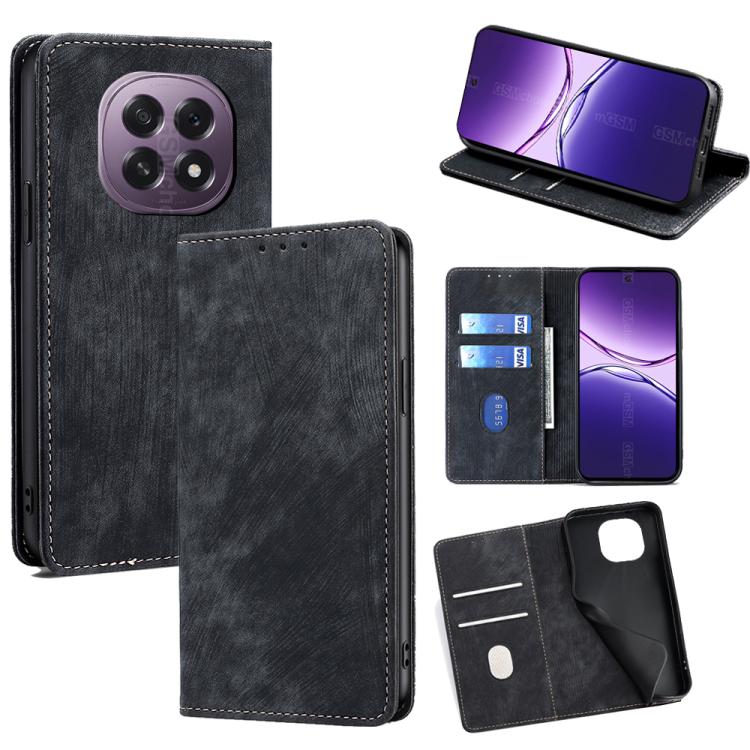 RFID Anti-theft Brush Magnetic Leather Phone Case, For OPPO K13 Turbo Pro 5G, For OPPO Reno14 F 5G, For OPPO A5x 5G Global, For OPPO A5 5G 2025 Global, For OPPO Find X8s+ 5G, For OPPO Find X8s 5G, For OPPO Find X8 Ultra 5G, For OPPO F29 5G Global      ...