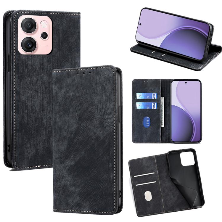 RFID Anti-theft Brush Magnetic Leather Phone Case, For OPPO K13 Turbo Pro 5G, For OPPO Reno14 F 5G, For OPPO A5x 5G Global, For OPPO A5 5G 2025 Global, For OPPO Find X8s+ 5G, For OPPO Find X8s 5G, For OPPO Find X8 Ultra 5G, For OPPO F29 5G Global      ...