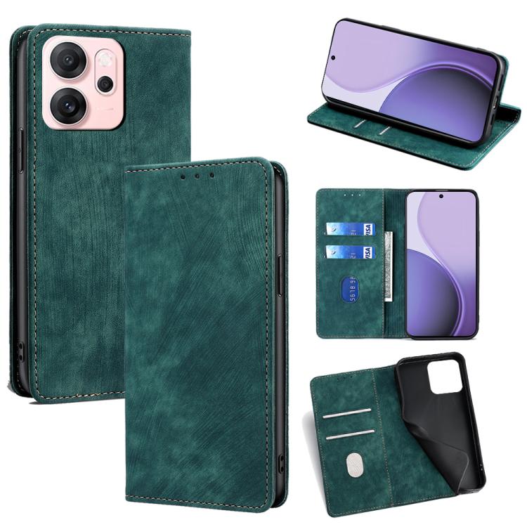 RFID Anti-theft Brush Magnetic Leather Phone Case, For OPPO K13 Turbo Pro 5G, For OPPO Reno14 F 5G, For OPPO A5x 5G Global, For OPPO A5 5G 2025 Global, For OPPO Find X8s+ 5G, For OPPO Find X8s 5G, For OPPO Find X8 Ultra 5G, For OPPO F29 5G Global      ...