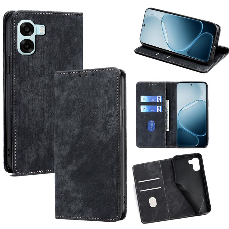 RFID Anti-theft Brush Magnetic Leather Phone Case, For OPPO Reno15 F 5G, For OPPO A6x 4G Global, For OPPO Reno15 5G Global, For OPPO Find X9 5G, For OPPO F31 5G, For OPPO Find X9 Pro 5G, For OPPO K13 Turbo Pro 5G, For OPPO Reno14 F 5G                  ...