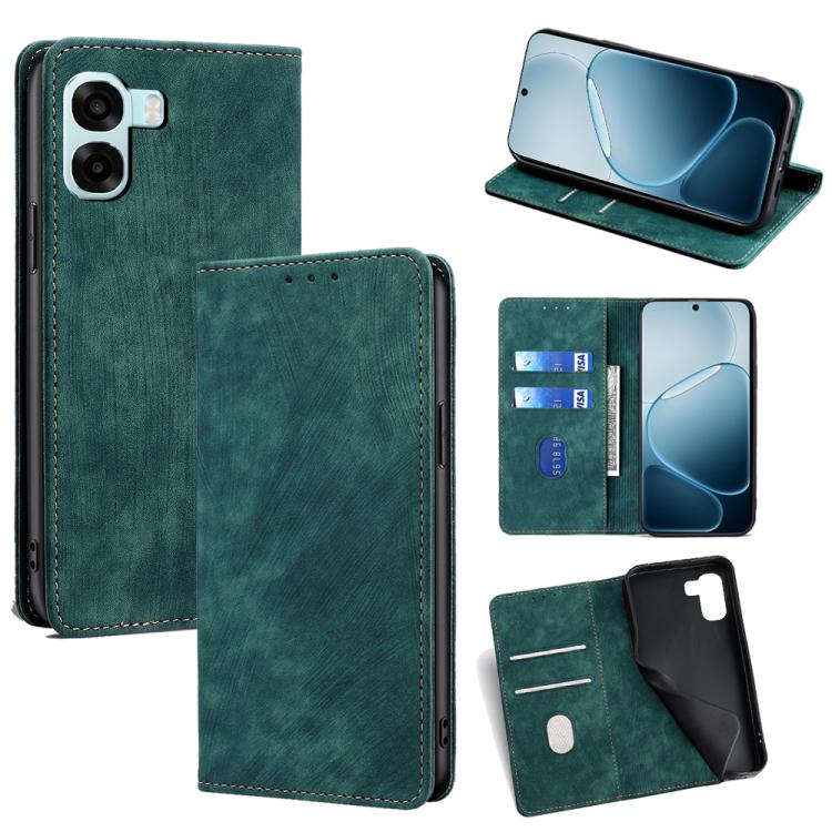 RFID Anti-theft Brush Magnetic Leather Phone Case, For OPPO Reno15 F 5G, For OPPO A6x 4G Global, For OPPO Reno15 5G Global, For OPPO Find X9 5G, For OPPO F31 5G, For OPPO Find X9 Pro 5G, For OPPO K13 Turbo Pro 5G, For OPPO Reno14 F 5G                  ...