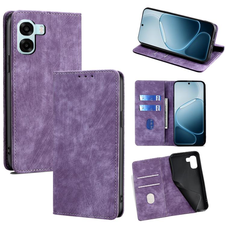 RFID Anti-theft Brush Magnetic Leather Phone Case, For OPPO Reno15 F 5G, For OPPO A6x 4G Global, For OPPO Reno15 5G Global, For OPPO Find X9 5G, For OPPO F31 5G, For OPPO Find X9 Pro 5G, For OPPO K13 Turbo Pro 5G, For OPPO Reno14 F 5G                  ...