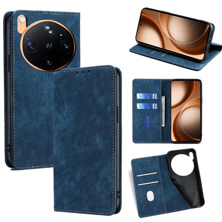 RFID Anti-theft Brush Magnetic Leather Phone Case, For OPPO Find X9s Pro 5G, For OPPO Find X9 Ultra 5G, For OPPO A6s 4G, For OPPO Reno15 F 5G, For OPPO A6x 4G Global, For OPPO Reno15 5G Global, For OPPO Find X9 5G, For OPPO F31 5G, For OPPO Find X9 Pro 5G