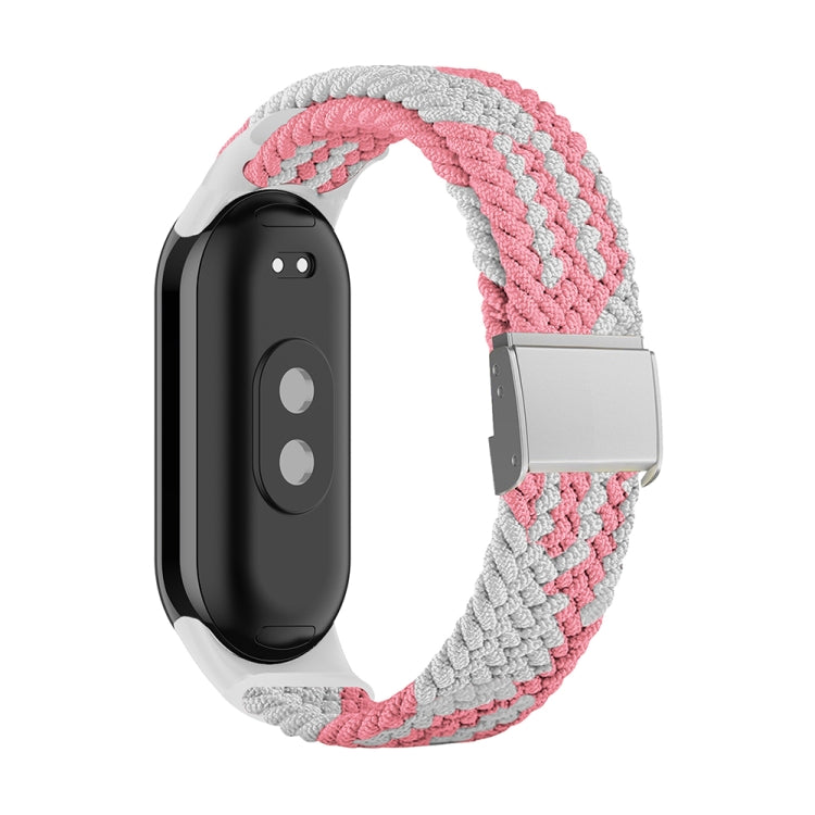 Adjustable Nylon Braided Steel Buckle Watch Band