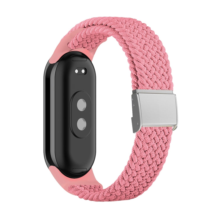 Adjustable Nylon Braided Steel Buckle Watch Band
