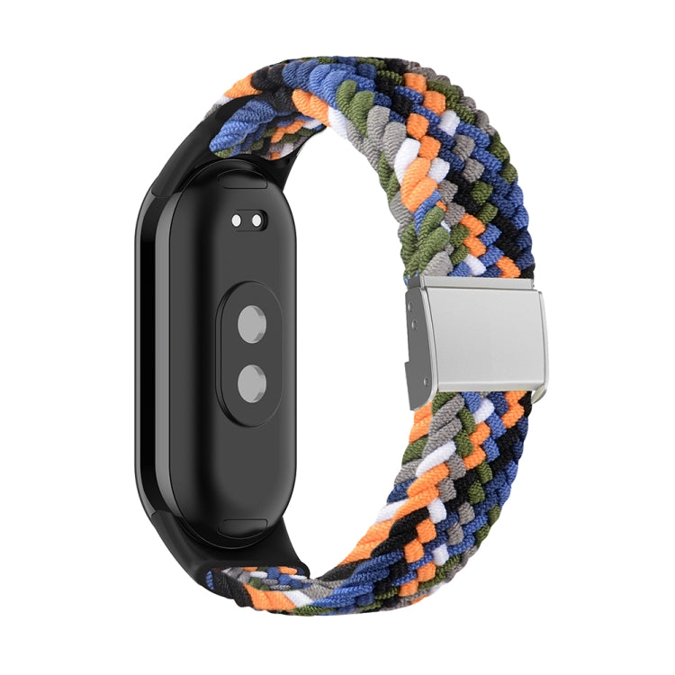 Adjustable Nylon Braided Steel Buckle Watch Band
