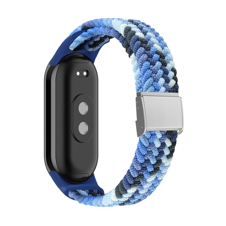 Adjustable Nylon Braided Steel Buckle Watch Band