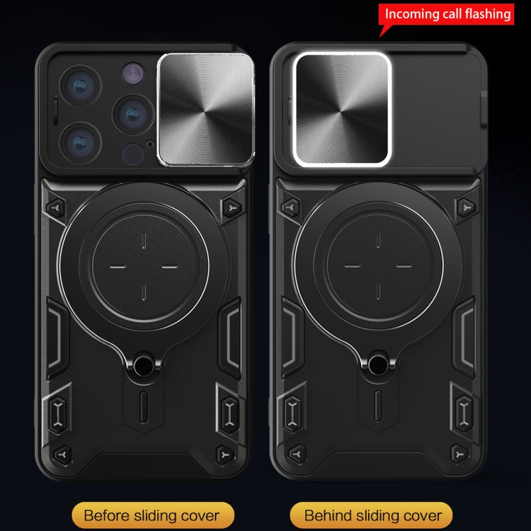 CD Texture Sliding Camshield Magnetic Holder Phone Case, For iPhone 14, For iPhone 14 Pro, For iPhone 14 Pro Max, For iPhone 13 Pro Max, For iPhone 13 Pro, For iPhone 13, For iPhone 12, For iPhone 12 Pro Max