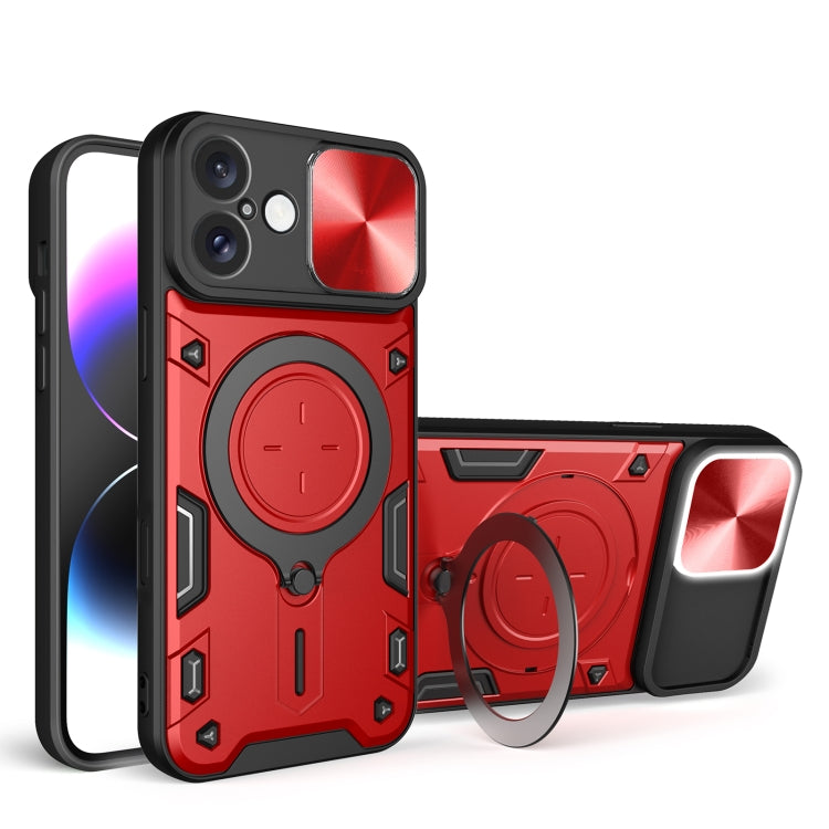 CD Texture Sliding Camshield Magnetic Holder Phone Case, For iPhone 16 Pro, For iPhone 16 Plus, For iPhone 16, For iPhone 15 Pro Max, For iPhone 15 Pro, For iPhone 15 Plus, For iPhone 15, For iPhone 14 Plus