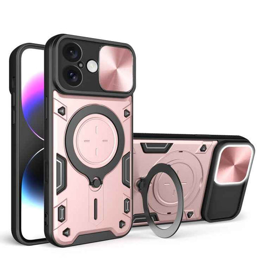 CD Texture Sliding Camshield Magnetic Holder Phone Case, For iPhone 16, For iPhone 15 Pro Max, For iPhone 15 Pro, For iPhone 15 Plus, For iPhone 15, For iPhone 14 Plus, For iPhone 14, For iPhone 14 Pro