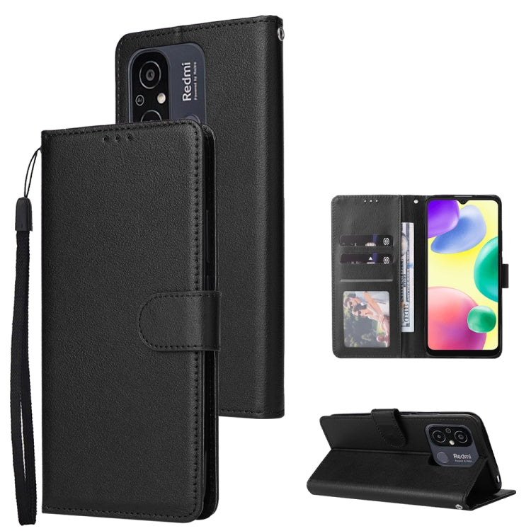 Multifunctional 3 Card Slots Leather Phone Case