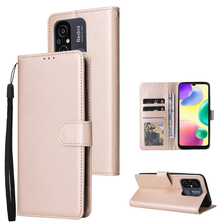 Multifunctional 3 Card Slots Leather Phone Case