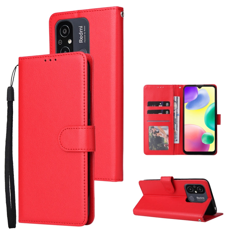 Multifunctional 3 Card Slots Leather Phone Case