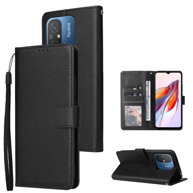 Multifunctional 3 Card Slots Leather Phone Case
