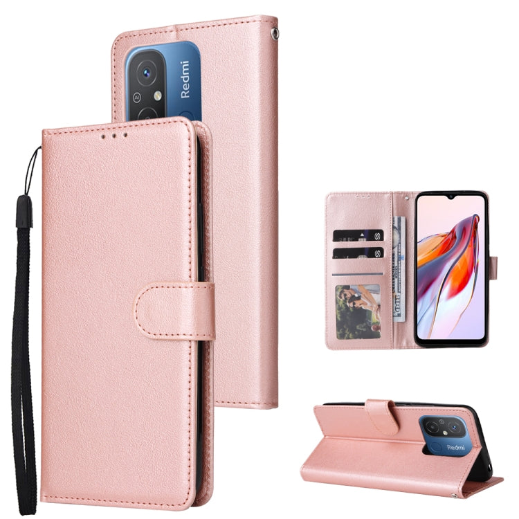 Multifunctional 3 Card Slots Leather Phone Case