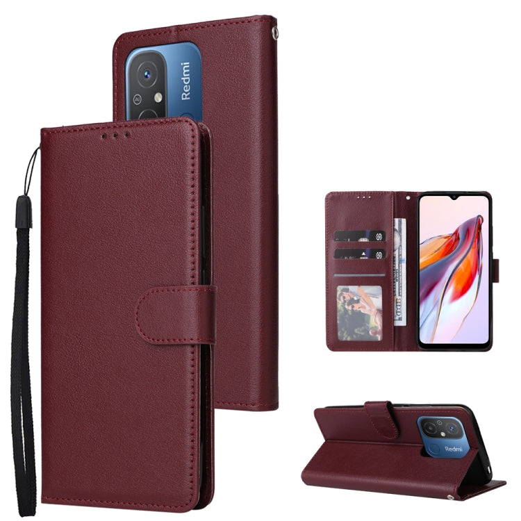 Multifunctional 3 Card Slots Leather Phone Case
