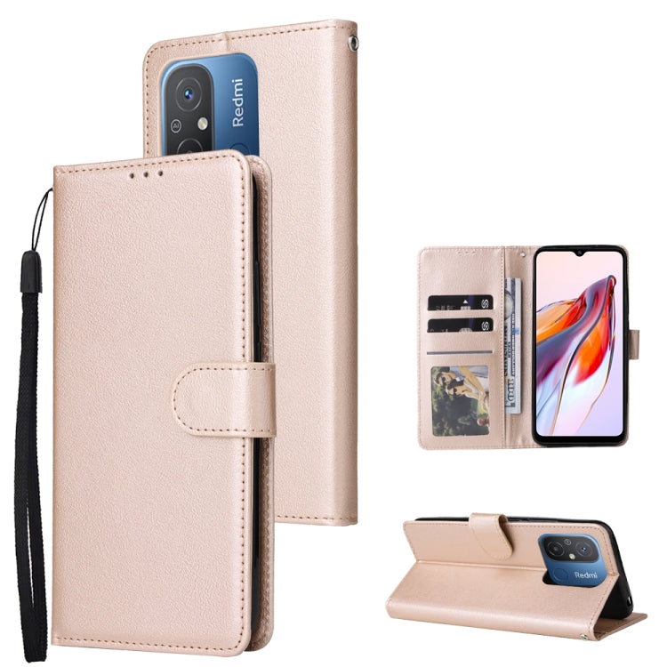 Multifunctional 3 Card Slots Leather Phone Case