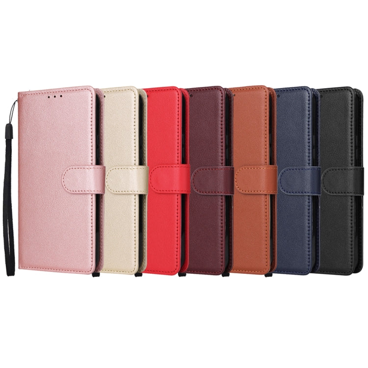 Multifunctional 3 Card Slots Leather Phone Case