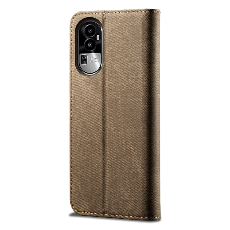 Denim Texture Casual Style Horizontal Flip Leather Case