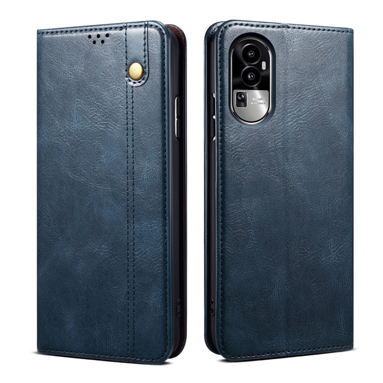 Oil Wax Crazy Horse Texture Leather Phone Case