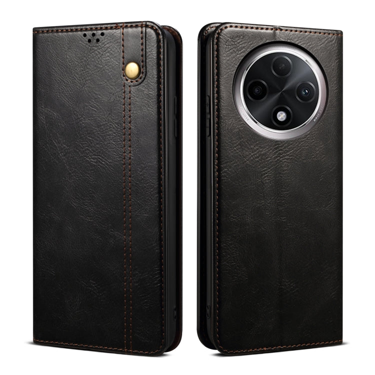 Oil Wax Crazy Horse Texture Leather Phone Case