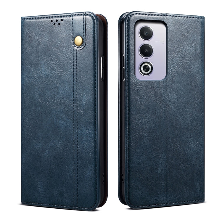 Oil Wax Crazy Horse Texture Leather Phone Case