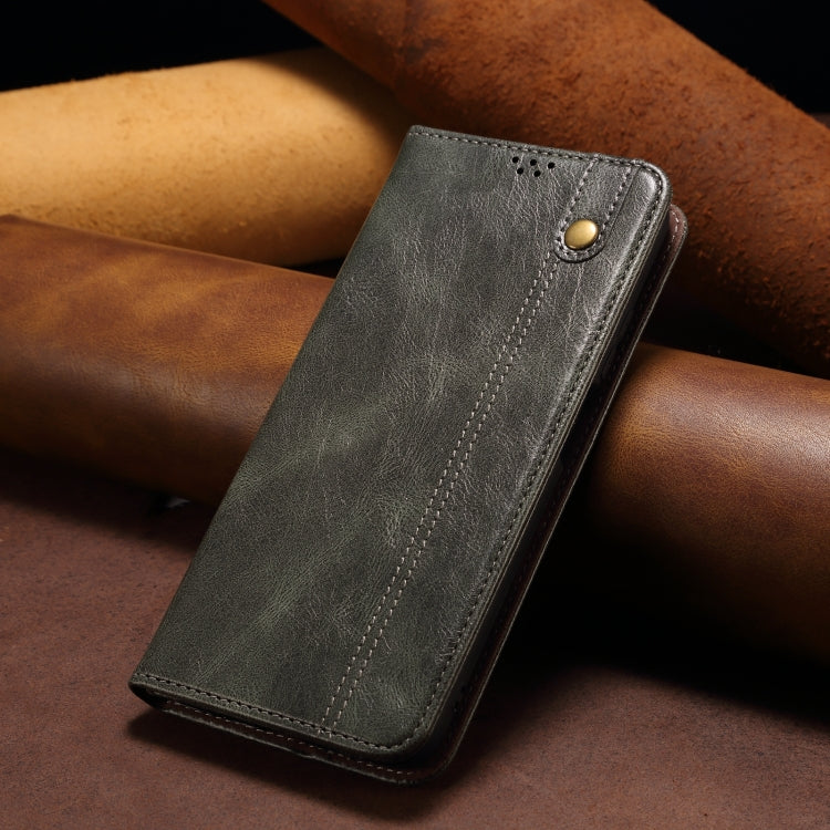 Oil Wax Crazy Horse Texture Leather Phone Case
