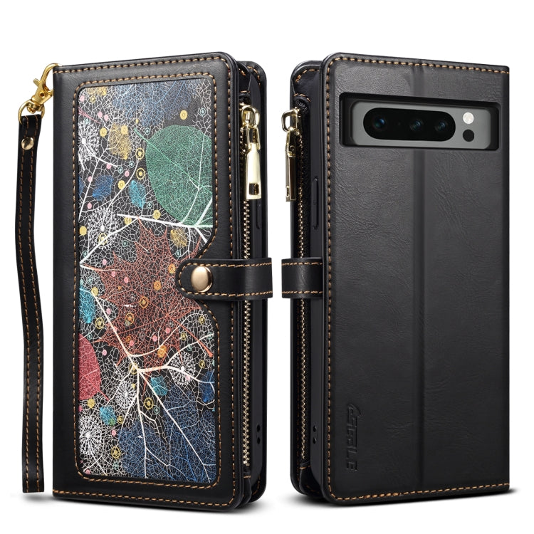 ESEBLE Star Series Lanyard Zipper Wallet RFID Leather Case