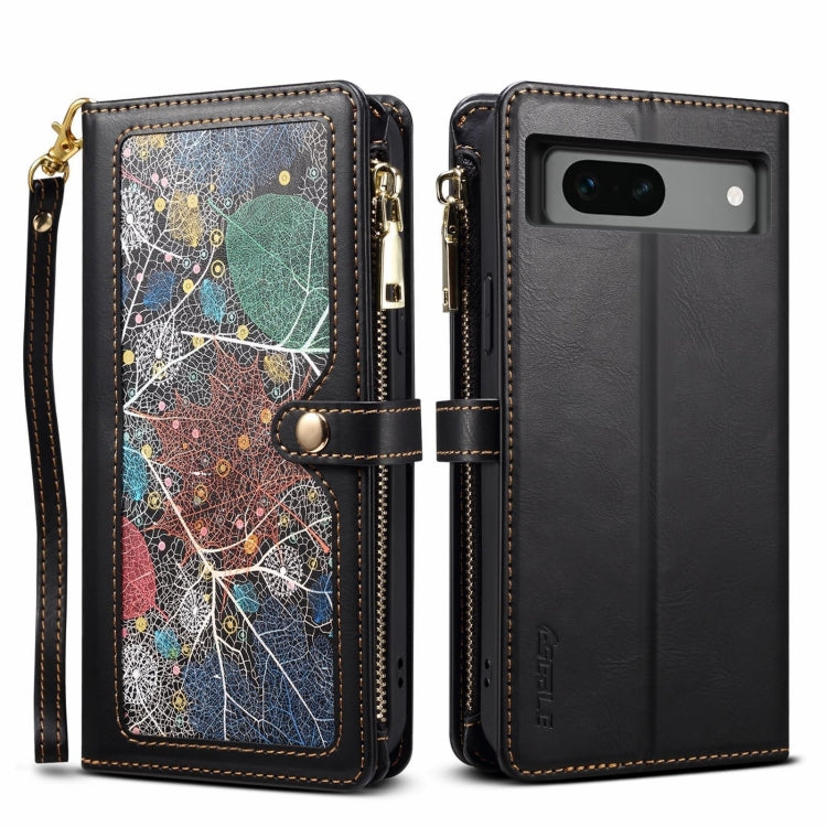 ESEBLE Star Series Lanyard Zipper Wallet RFID Leather Case