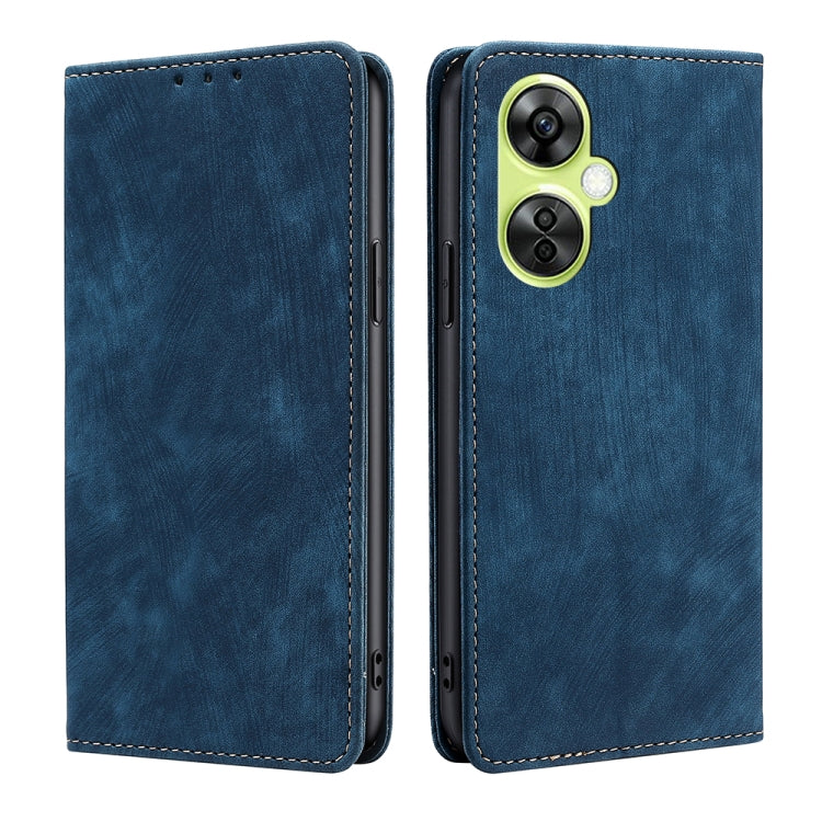 RFID Anti-theft Brush Magnetic Leather Phone Case