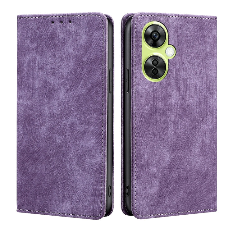 RFID Anti-theft Brush Magnetic Leather Phone Case
