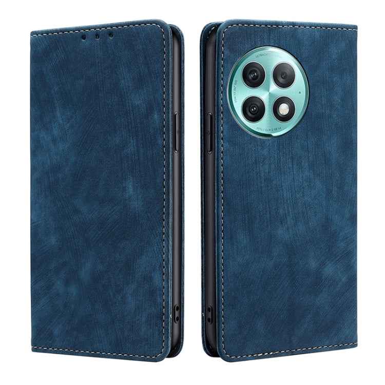 RFID Anti-theft Brush Magnetic Leather Phone Case, For OnePlus Ace 2 Pro, For OnePlus Nord CE3 5G, For OnePlus Nord CE 3 Lite 5G