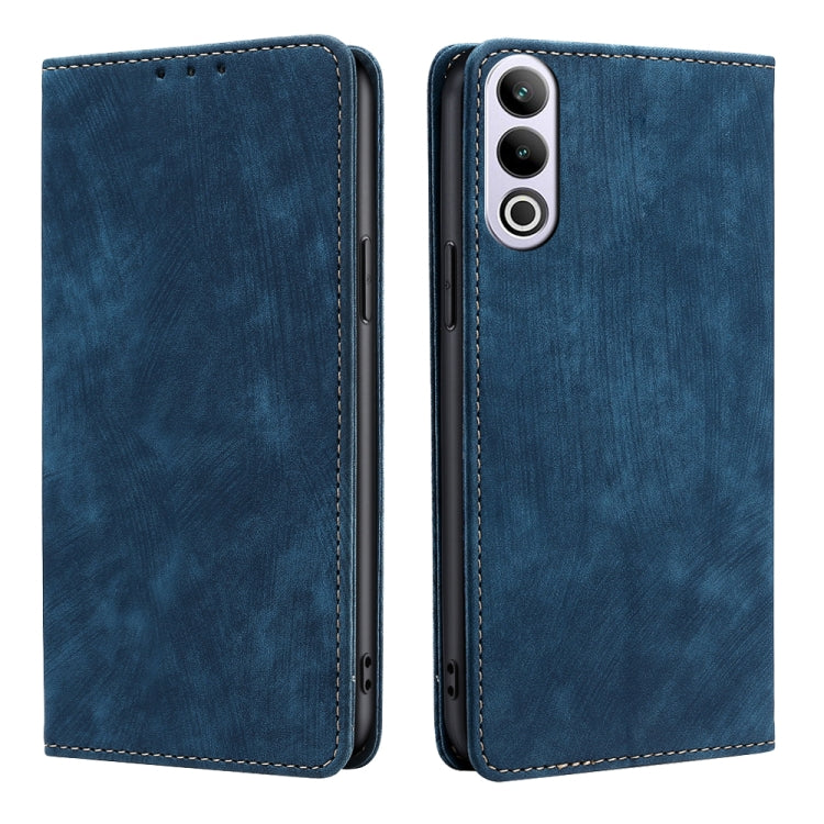 RFID Anti-theft Brush Magnetic Leather Phone Case, For OnePlus Ace 3V 5G, For OnePlus Nord CE4, For OnePlus Ace 2 Pro, For OnePlus Nord CE3 5G, For OnePlus Nord CE 3 Lite 5G