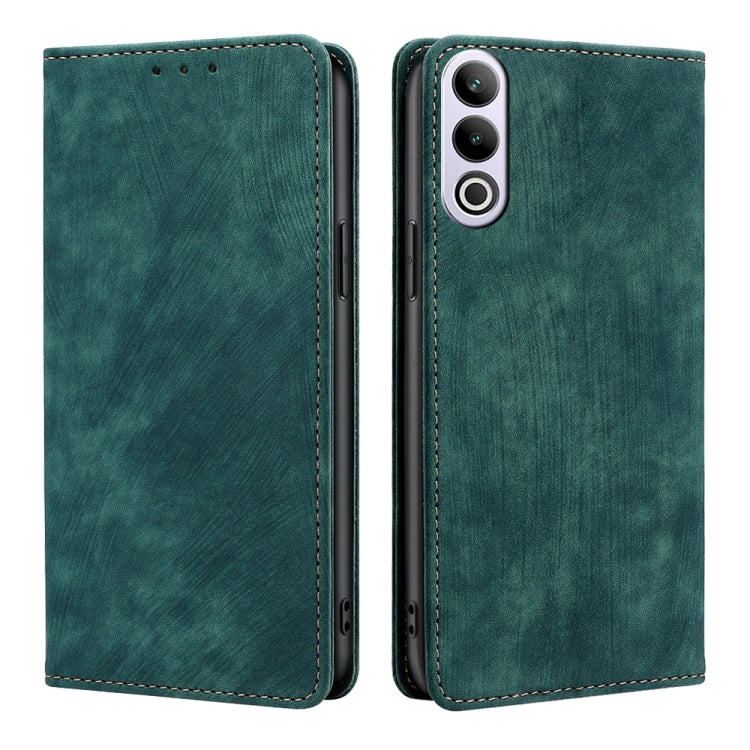 RFID Anti-theft Brush Magnetic Leather Phone Case, For OnePlus Ace 3V 5G, For OnePlus Nord CE4, For OnePlus Ace 2 Pro, For OnePlus Nord CE3 5G, For OnePlus Nord CE 3 Lite 5G