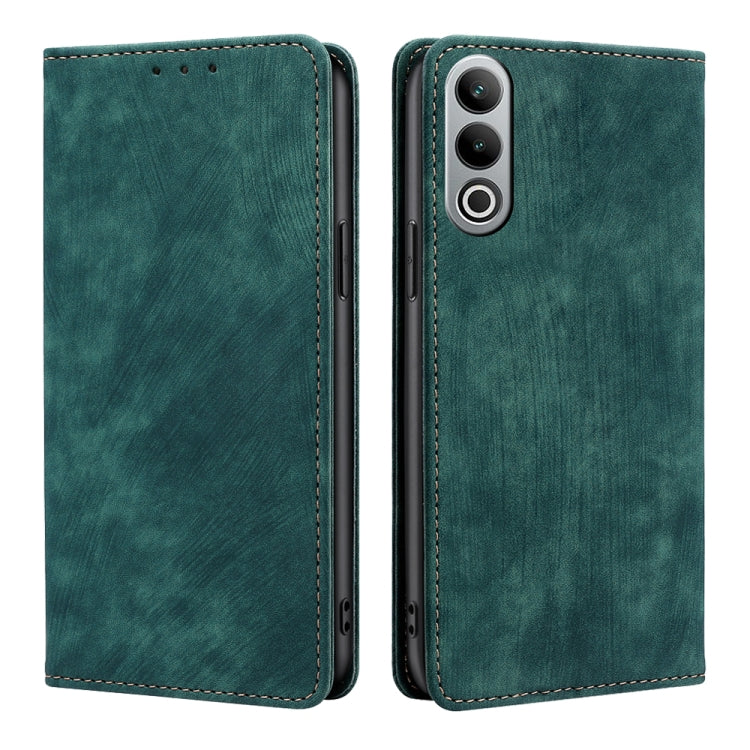 RFID Anti-theft Brush Magnetic Leather Phone Case, For OnePlus Ace 3V 5G, For OnePlus Nord CE4, For OnePlus Ace 2 Pro, For OnePlus Nord CE3 5G, For OnePlus Nord CE 3 Lite 5G
