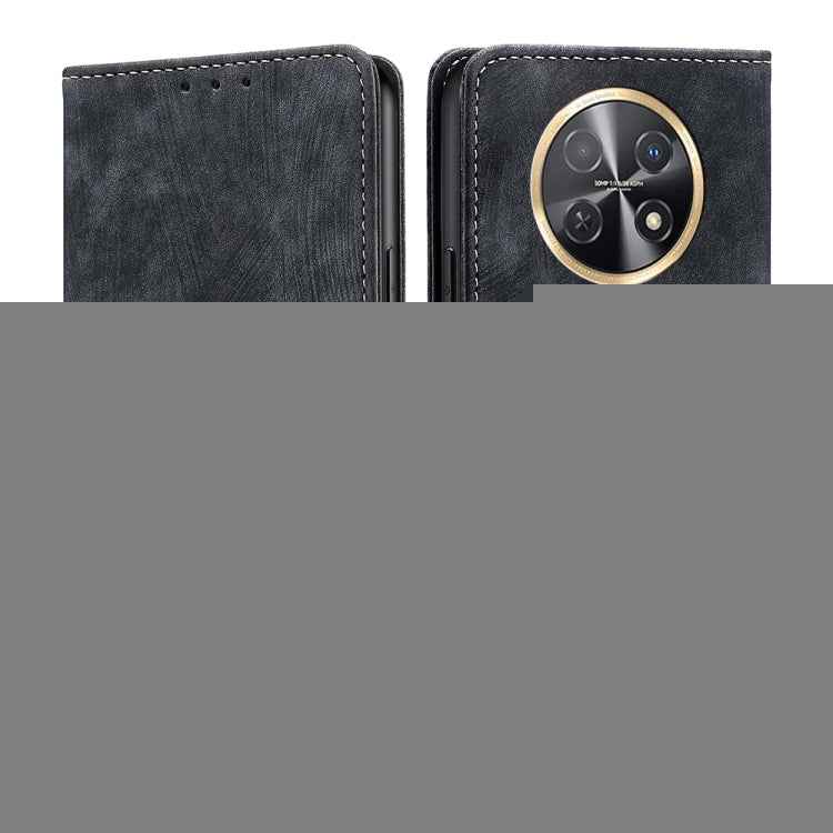 RFID Anti-theft Brush Magnetic Leather Phone Case, For Huawei Enjoy 60X, For Huawei nova 11 Pro 4G / 11 Ultra 4G, For Huawei nova 11 4G