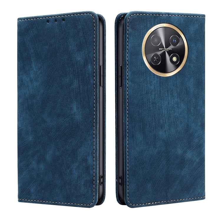 RFID Anti-theft Brush Magnetic Leather Phone Case, For Huawei Enjoy 60X, For Huawei nova 11 Pro 4G / 11 Ultra 4G, For Huawei nova 11 4G