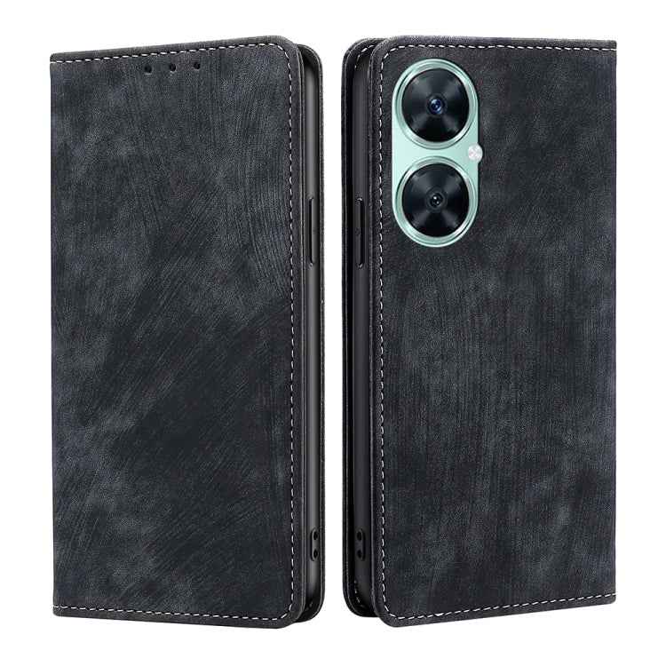 RFID Anti-theft Brush Magnetic Leather Phone Case, For Huawei nova 14 5G, For Huawei Pura 70 Pro / Pro+, For Huawei Pura 70 Ultra, For Huawei nova 12i 4G, For Huawei Pura 70, For Huawei nova 12 5G, For Huawei Mate 60 Pro / Pro+, For Huawei Mate 60     ...