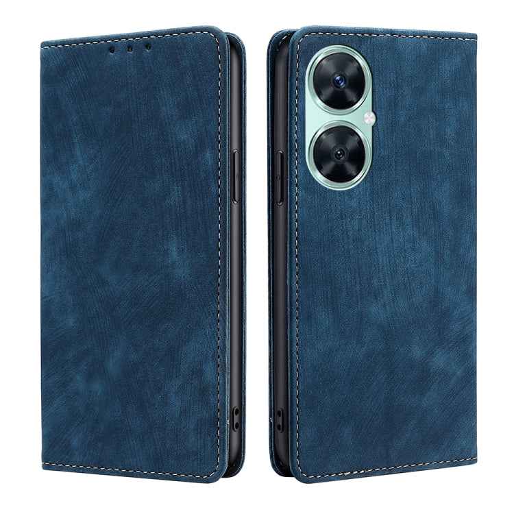 RFID Anti-theft Brush Magnetic Leather Phone Case, For Huawei nova 14 5G, For Huawei Pura 70 Pro / Pro+, For Huawei Pura 70 Ultra, For Huawei nova 12i 4G, For Huawei Pura 70, For Huawei nova 12 5G, For Huawei Mate 60 Pro / Pro+, For Huawei Mate 60     ...