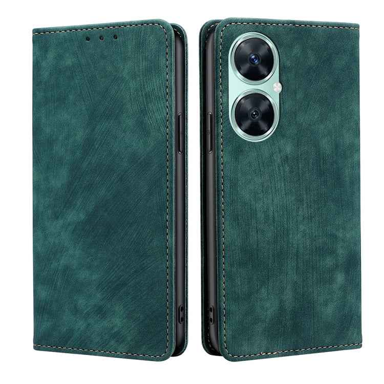 RFID Anti-theft Brush Magnetic Leather Phone Case, For Huawei nova 14 5G, For Huawei Pura 70 Pro / Pro+, For Huawei Pura 70 Ultra, For Huawei nova 12i 4G, For Huawei Pura 70, For Huawei nova 12 5G, For Huawei Mate 60 Pro / Pro+, For Huawei Mate 60     ...